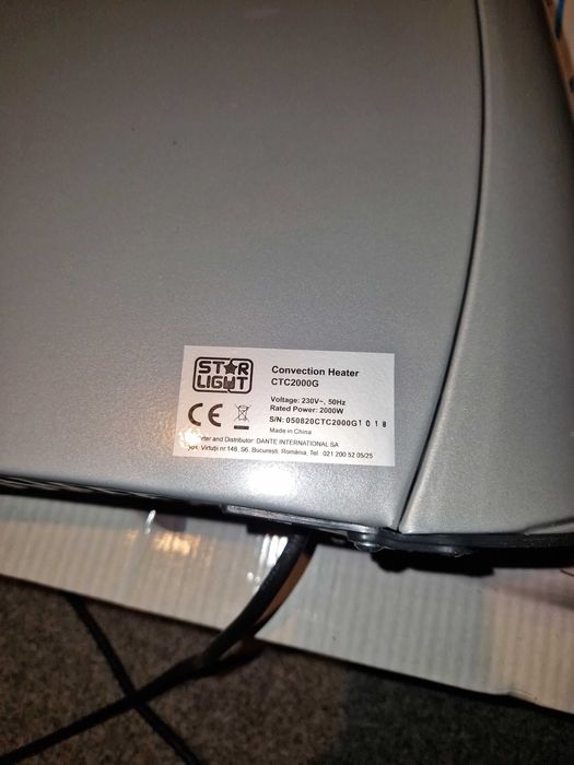 Convector Star Light CTC2000G, 2000W