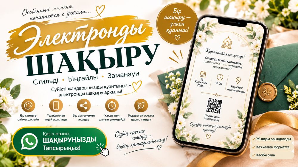 Электронды шақыру | Асқа шақыру | Аска шакыру