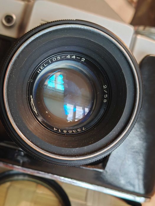 Рядък Руски Соц СССР Фотоапарат Зенит 8 ZENIT 8 с обектив Helios 44-2
