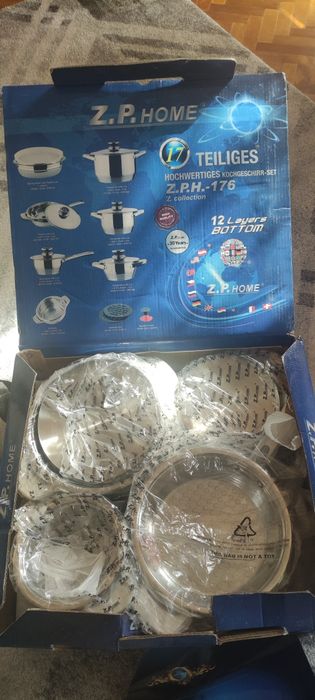 Комплект тенджери и тигани