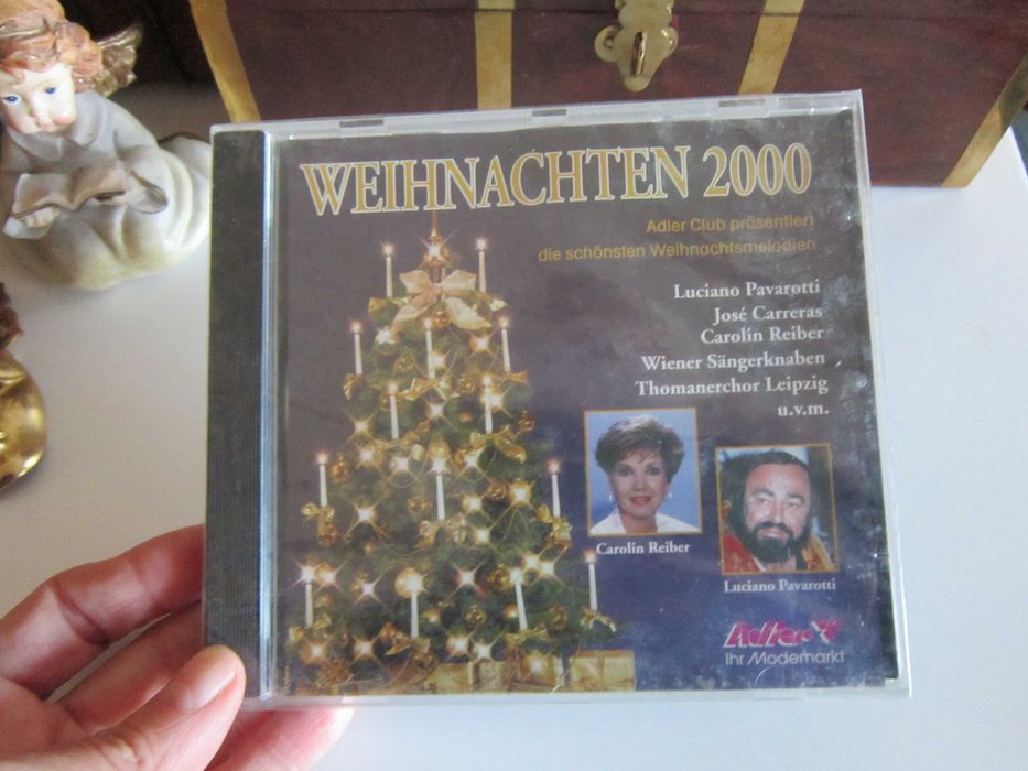 cadou rar cd Craciun 2000 Luciano Pavarotti,Carrera,Cor Viena -sigilat