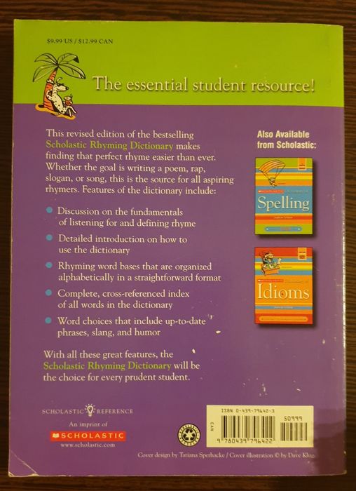 Dictionar de rime in limba engleza