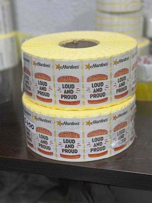 Наклейка Штрихкод Баркод Термолента Стикер Ценник термоэтикетка