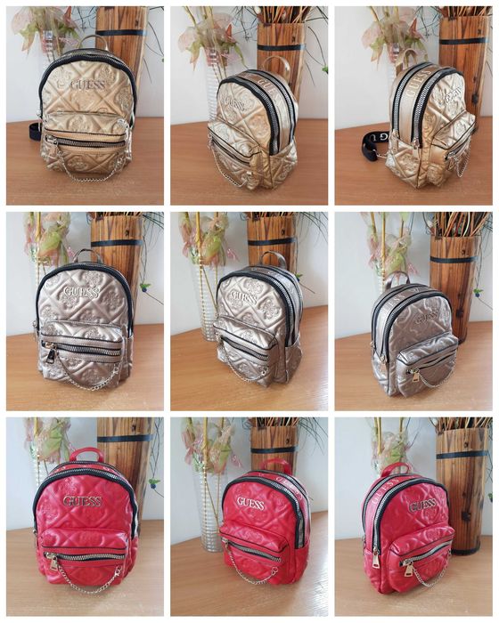 Guess дамска чанта тип раница дамска раница дамска раничка