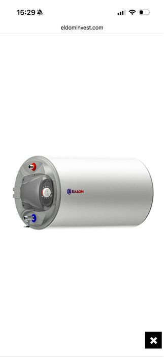 НОВ бойлер Елдом 50 литра ляв