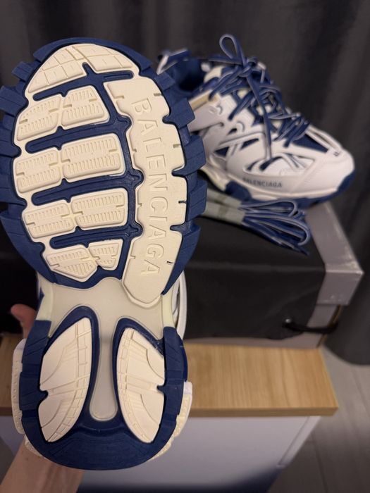 Adidasi Balenciaga Track / White & Blue / Premium / 2026