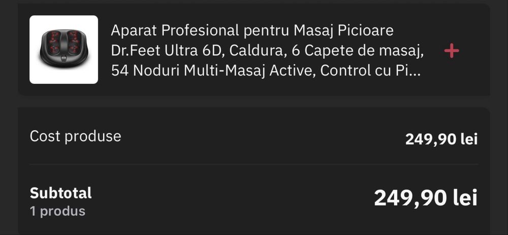 Aparat de masaj picioare/ talpi