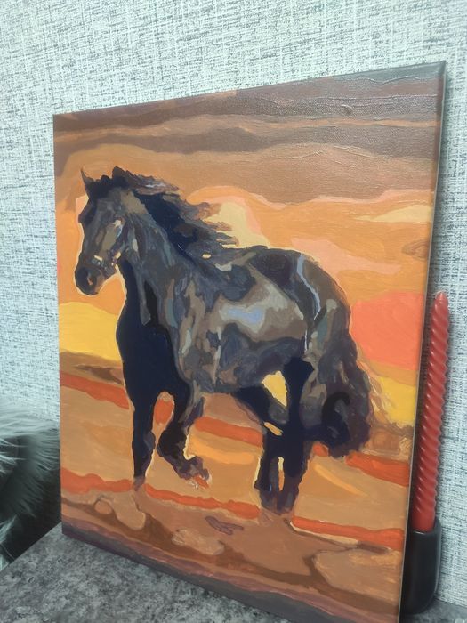 Картина по номерам, готовая