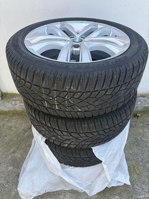 Jante bmw seria 5,3,1 245 45 r18 cu anvelope dunlop run flat