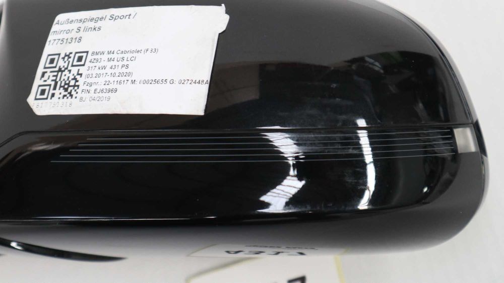 Ляво огледало БМВ М4 Ф82 Ф83 F32 F33 5 Пина