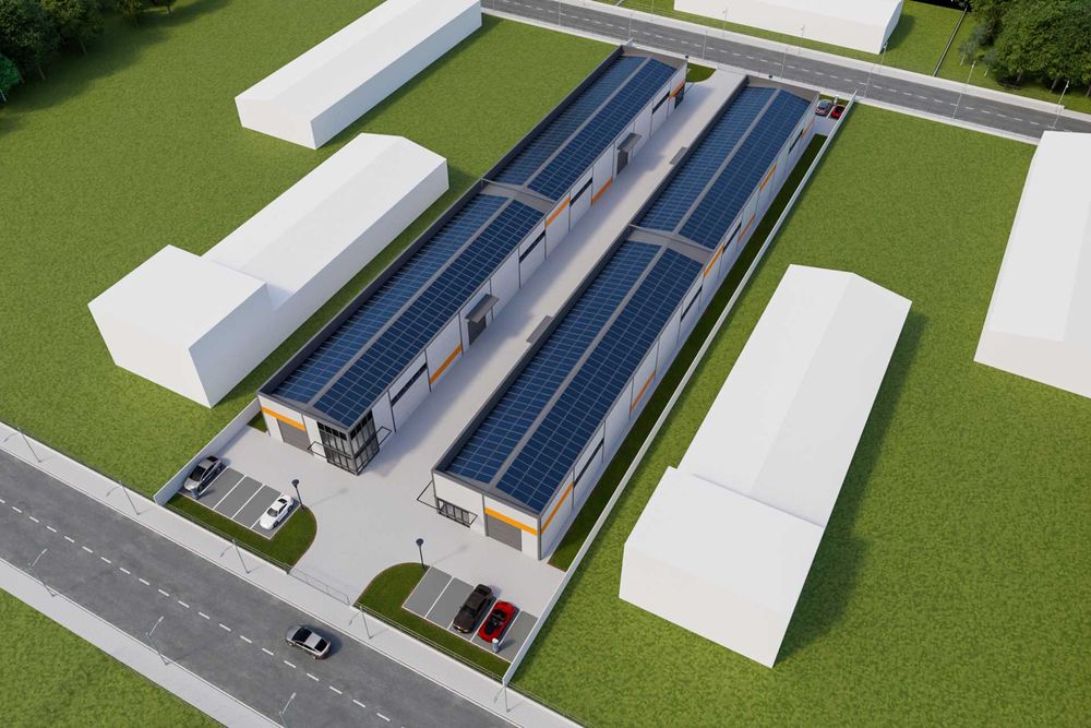 Proiect logistic modern – 4 hale industriale de vânzare