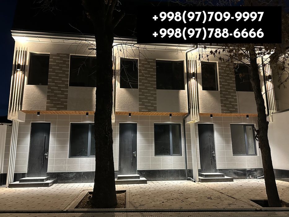 Продам готовы Коттеджи в стиле хай-тек 130 кв.м 3 урвен на Файзабаде