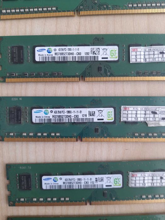 Memorie DDR3 4 GB, 1600 MHz, PC3-12800u, 1.5V diverse modele  35 lei