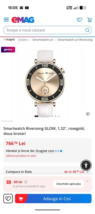 Smartwatch Riversong Glow Amoled