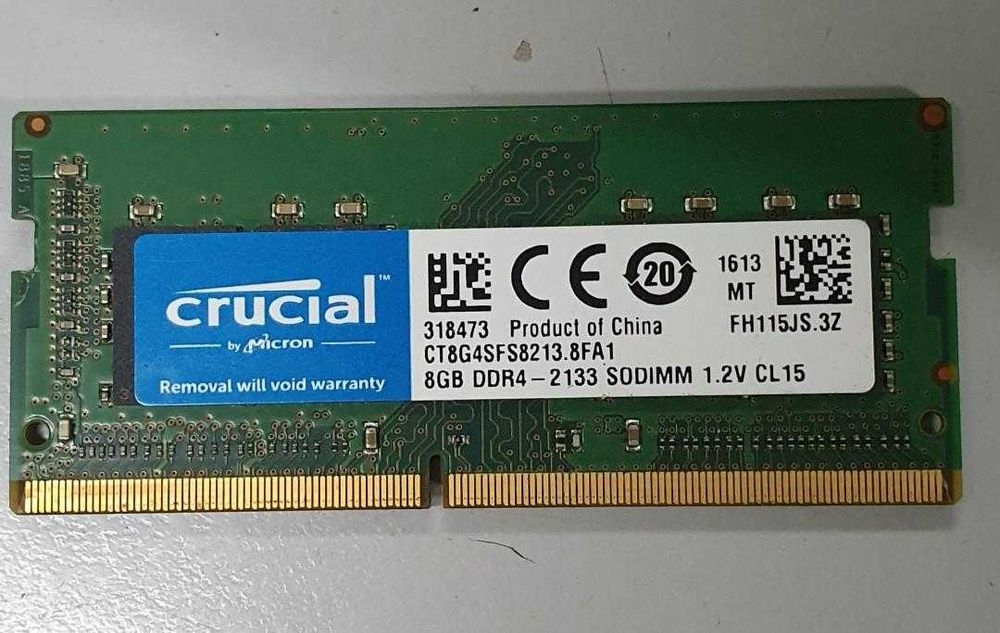 Memorie Laptop SKhynix/Crucial 8Gb DDR4 2133Mhz HMA41GS6AFR8N
