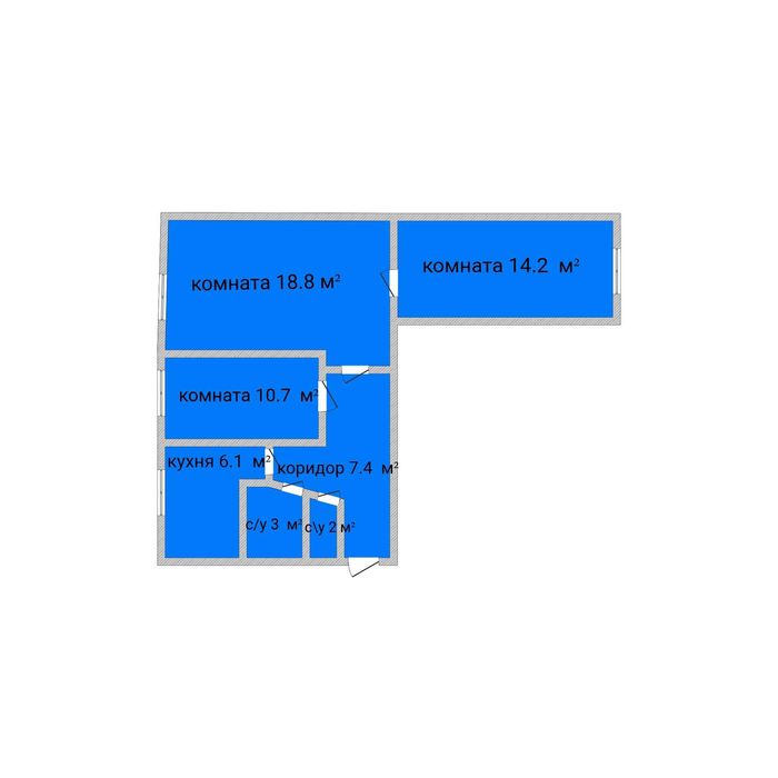 Продажа 3-комнатной квартиры