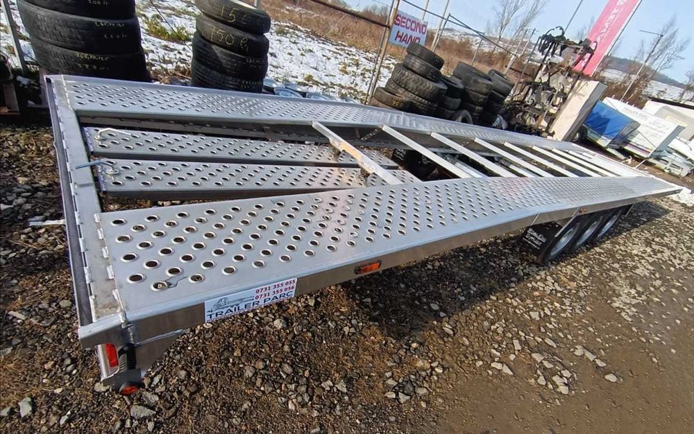 Trailer Taurus 8,5 m, 3,5 tone, 3 axe R14, ALUMINIU