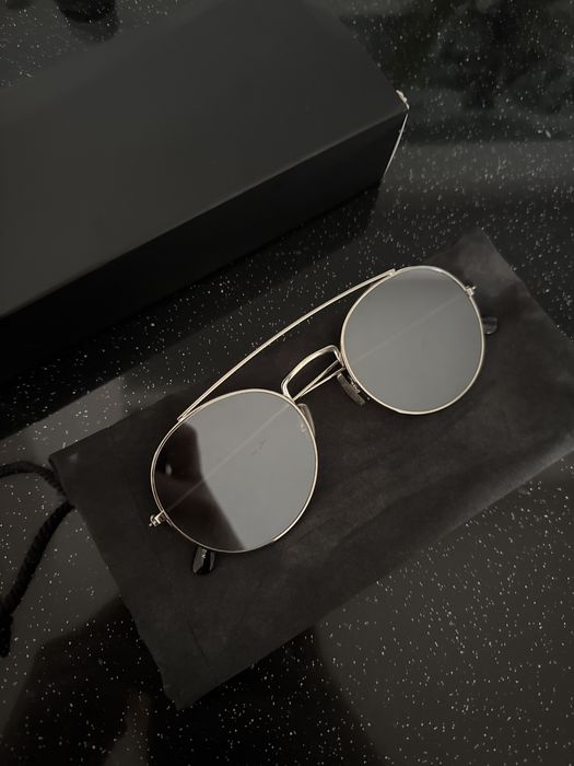 Thom Browne Titanium oval сиви очила - НОВИ