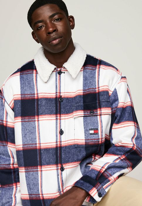 Tommy Hilfiger Tommy Jeans Sherpa Overshirt ОРИГИНАЛНО мъжко яке - L