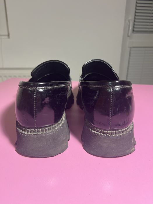 Черни официални обувки от естествена кожа