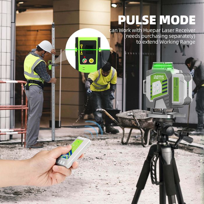 Лазерен нивелир Huepar ZK04CGCG