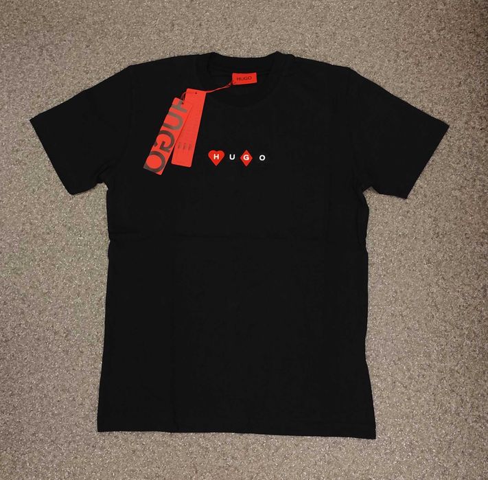 Мъжка тениска фланелка блуза памук Hugo Boss нов модел