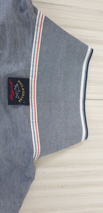Paul & Shark Pique Cotton Italy Mens Size S ОРИГИНАЛНА Мъжка Тениска!