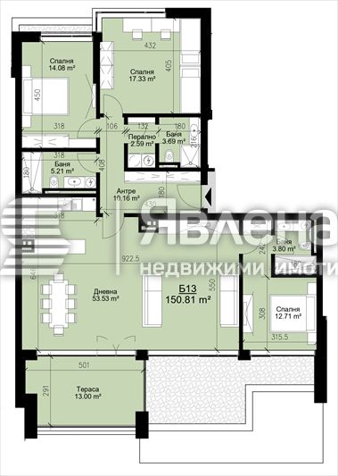 Невероятен панорамен  апартамент с три спални в кв.Бриз