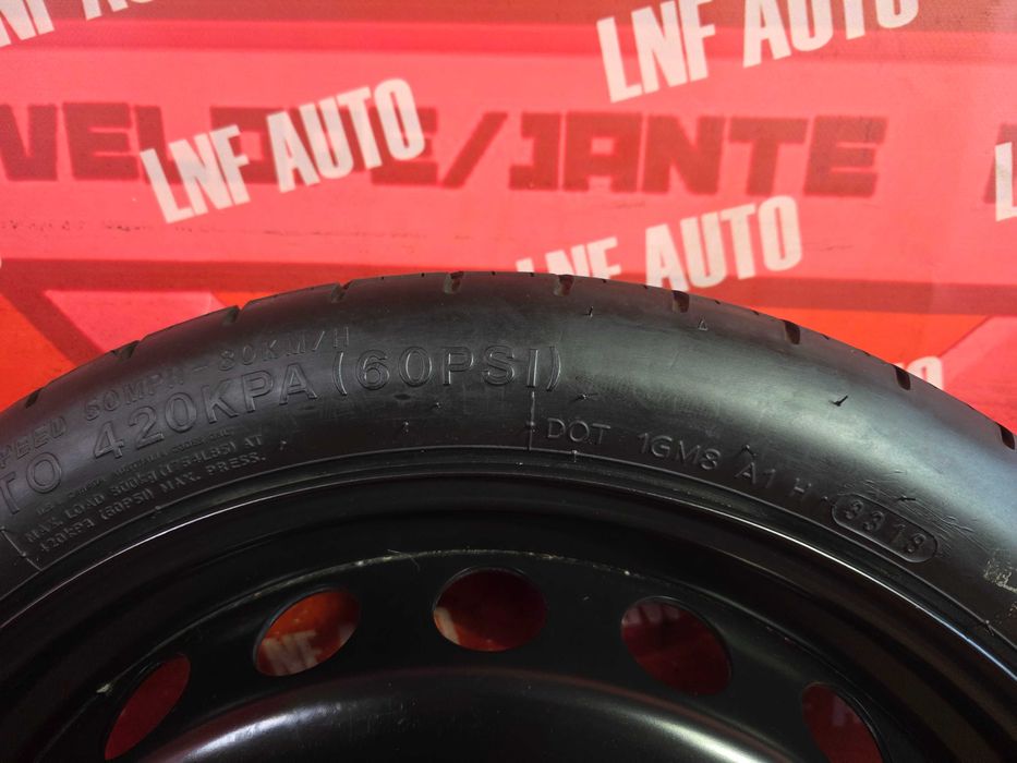 Roata Rezerva SLIM 5x112 125/70/19 - OEM AUDI A4 8K A5 8K - NOUA 2018