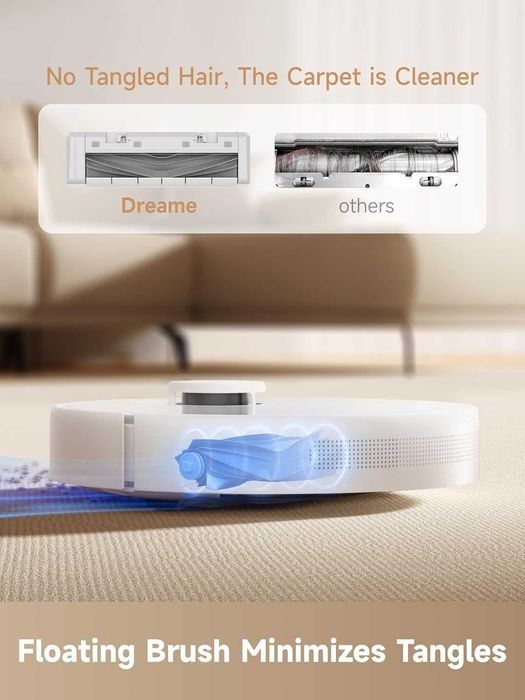 Робот прахосмукачка Dreame D10 Plus Gen 2 (6000 Pa) със станция