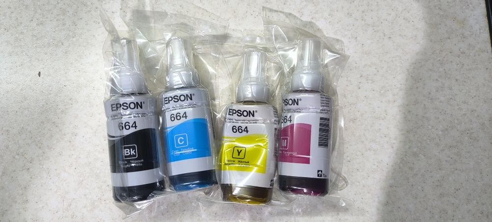 Чернила Epson 664 оригинальные