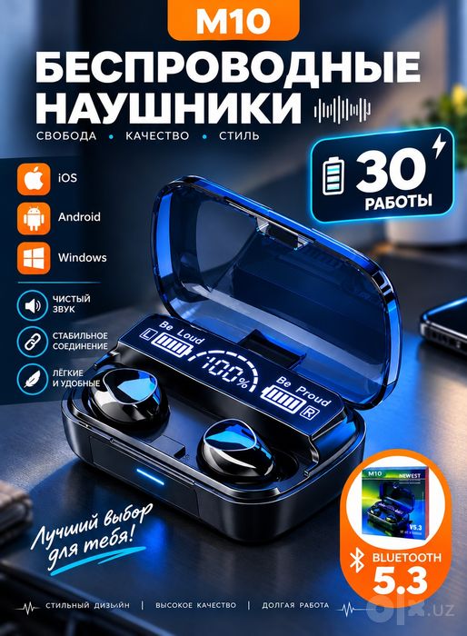 M10 simsiz quloqchinlari