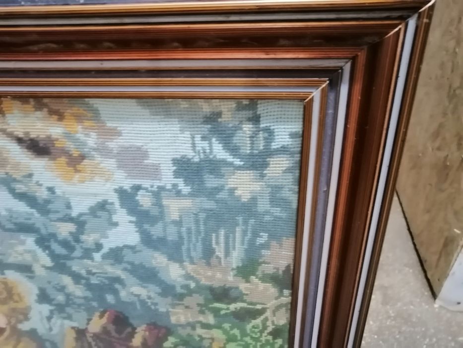 Goblen cusut manual hand made vechi