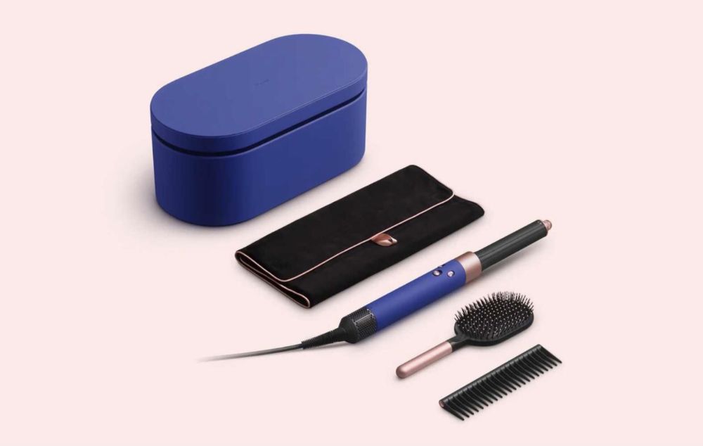 DYSON Airwrap Complete Long Blue/Red Orange Limited Edition Original