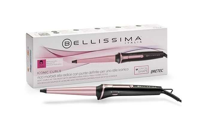 Маша за коса Bellissima Iconic Curls , керамична , до 150°C/210°C, диаметър 13/25 мм