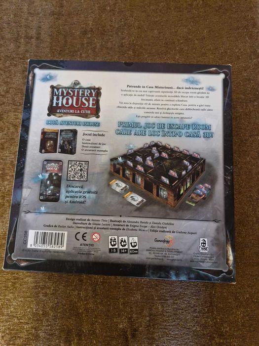 Boardgame Mystery House nefolosit
