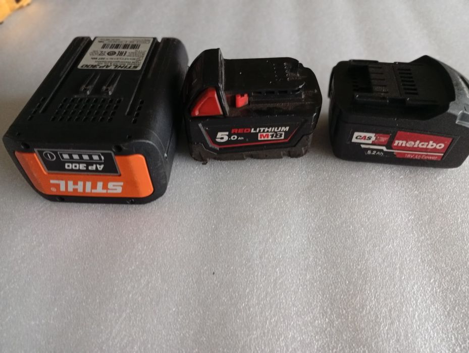 Acumulatorii defecți milwaukee metabo,sthil