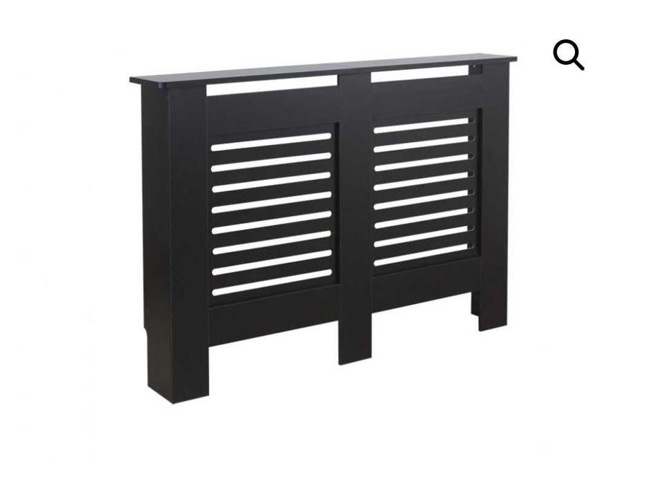 Декоративен корпус за радиатор в бяло и черно - размер 112/82 и 171/82