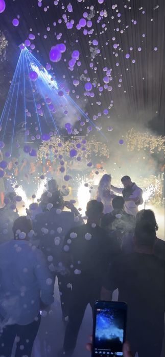 Inchirez scena de lumini si ecrane |baloane cu fum|Fum greu | Ecran |