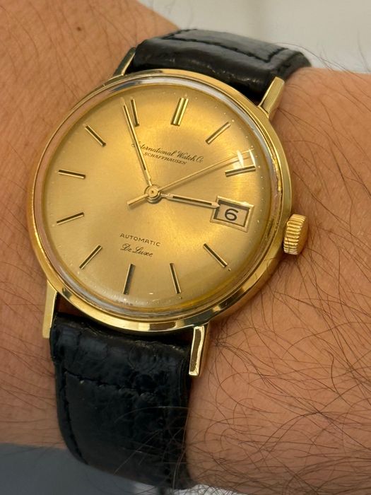 Ceas IWC De Luxe automatic de aur 18k