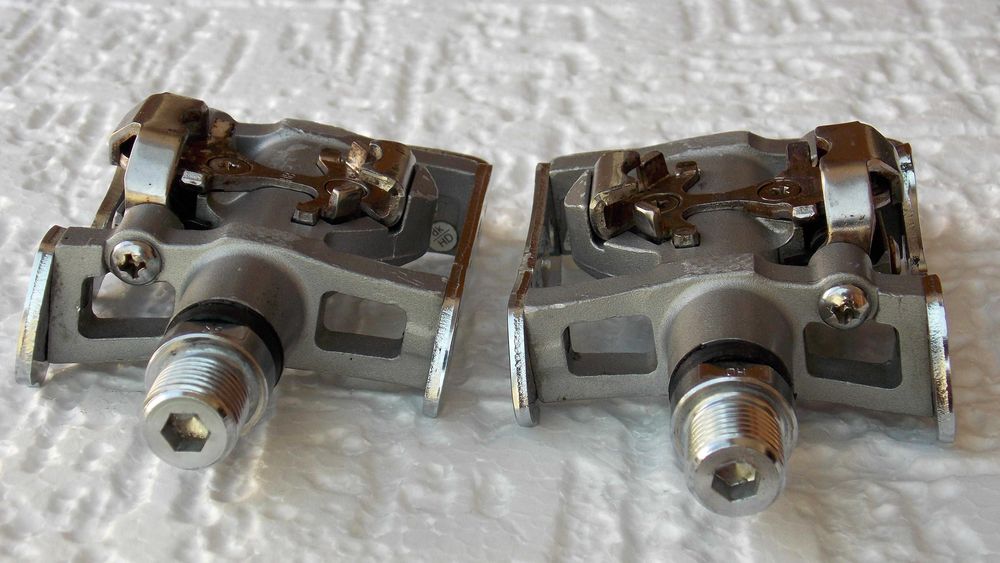 pedale SPD Shimano PD-M324 bicicleta mtb duraluminiu sosea