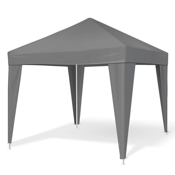 Къмпинг шатра MalTec, 3x3м, сива, стоманена конструкция, водоустойчив