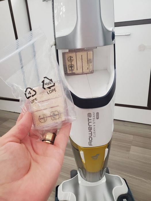 Aspirator vertical cu abur ROWENTA Clean&Steam Multi RY8561WH, 0.5l, 1