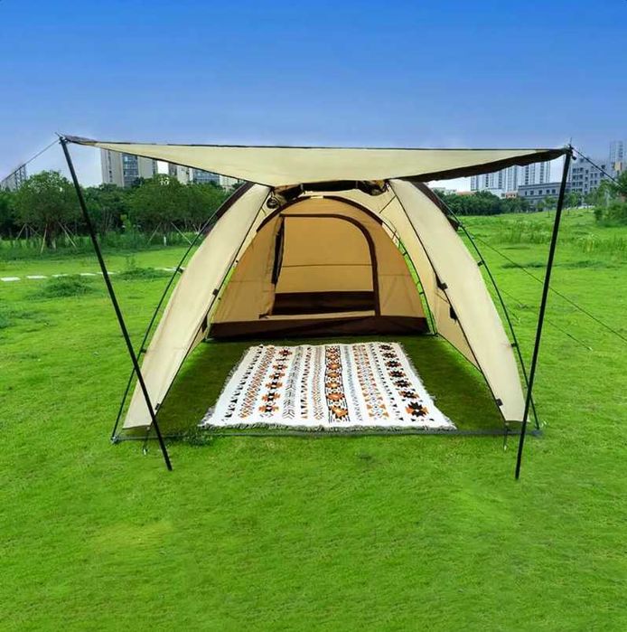 Палатка-235(450)х250х165 см 2 комнатный  6-местний Доставка бесплатно