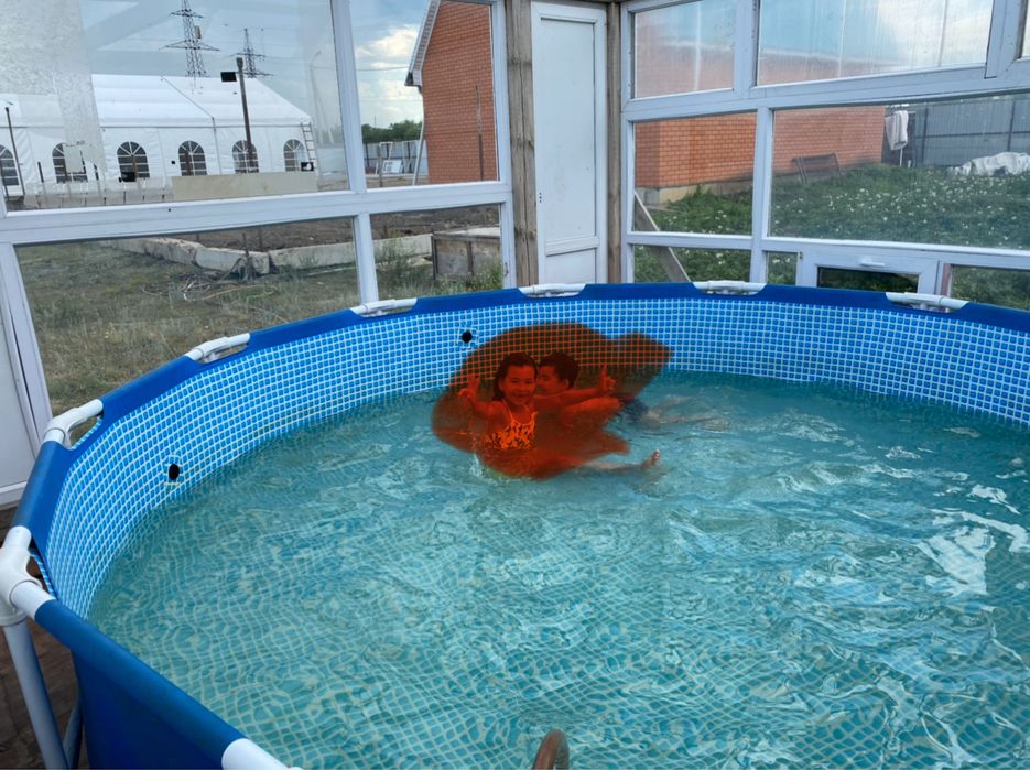 Навес с бассейном, на разбор, на слом, обмен