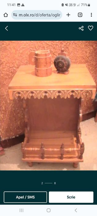 Dulap,pat,raft nou,oglinda,comoda,saltele