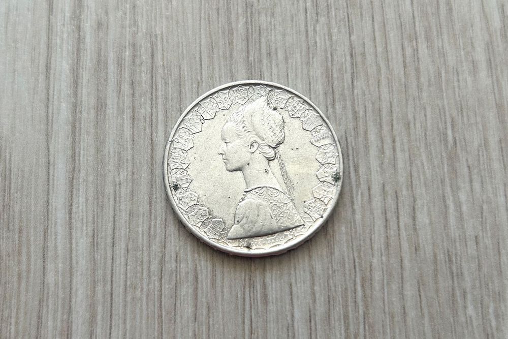 Moneda din argint 835 - 500 Lire 1964 Italia