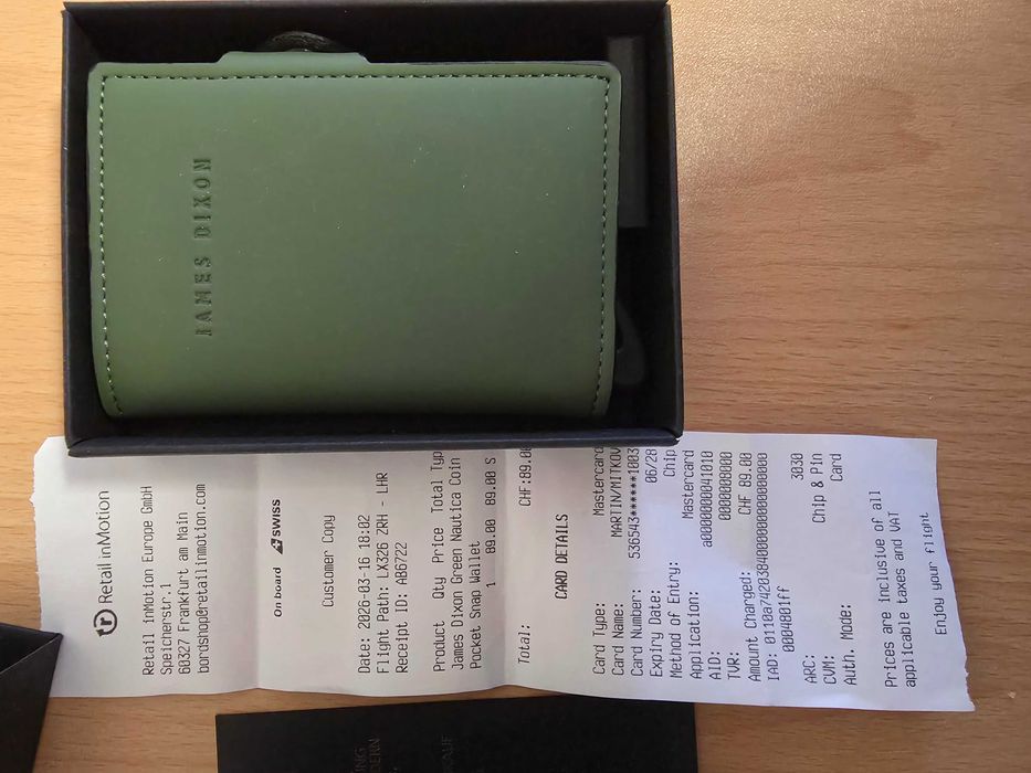 James Dixon Wallet