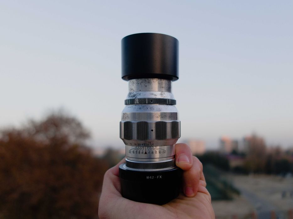 Юпитер-11 (135/4) + адаптер fujifilm x