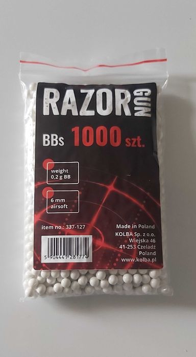 Pachet 20 capsule CO2 și 1000 bile 0,20g